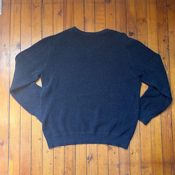 Navy Knit Cardigan - Picture 2 of 2
